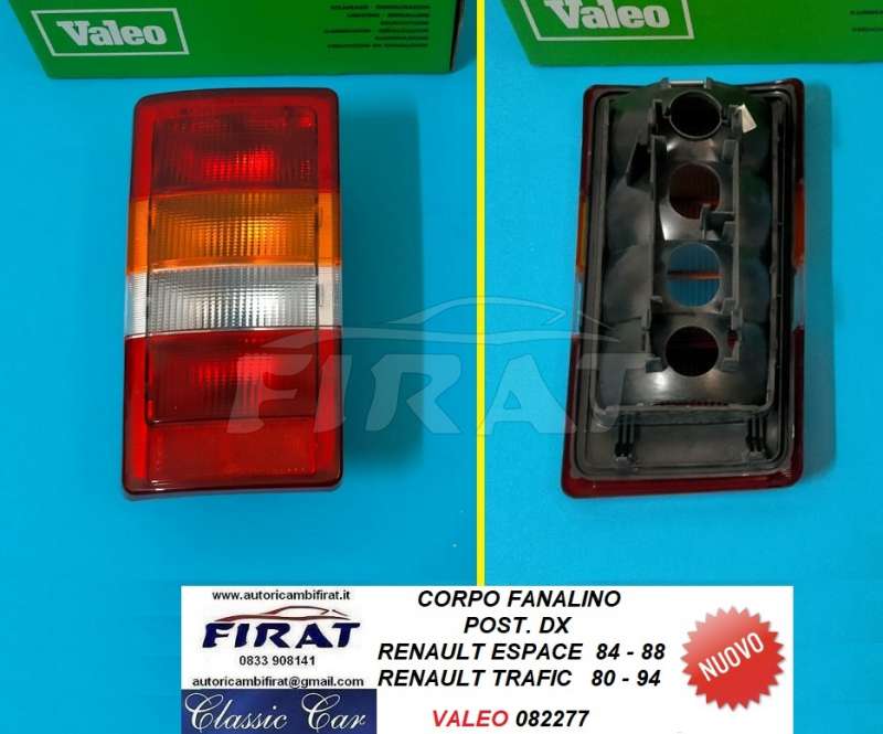 FANALINO RENAULT ESPACE 84-88 TRAFIC 80-94 POST.DX (082277)